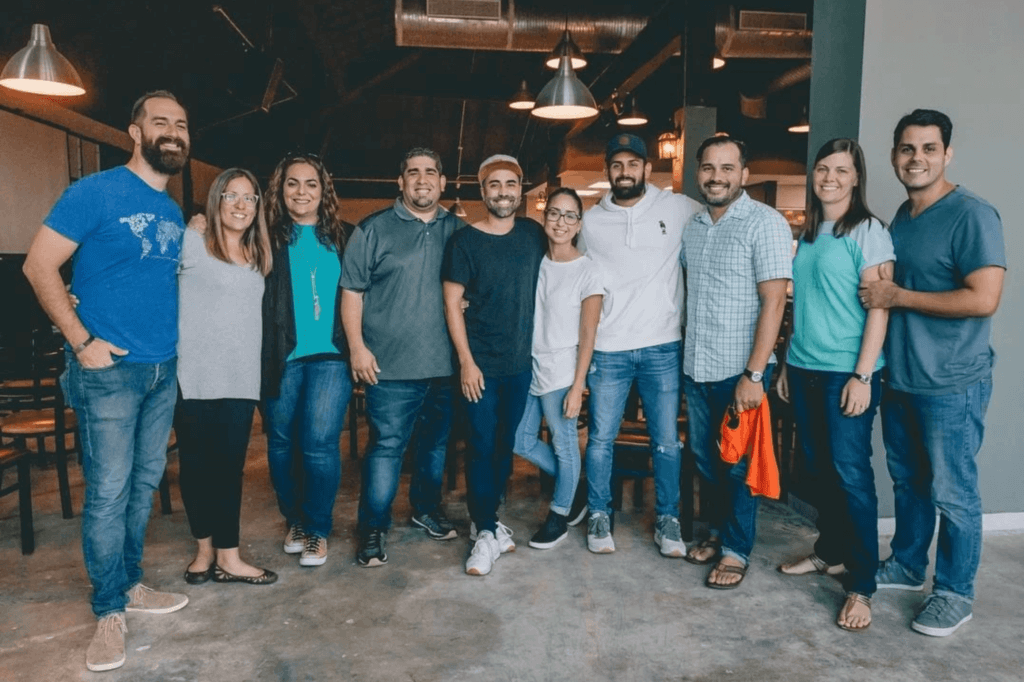 Hurricane relief volunteers in Puerto Rico