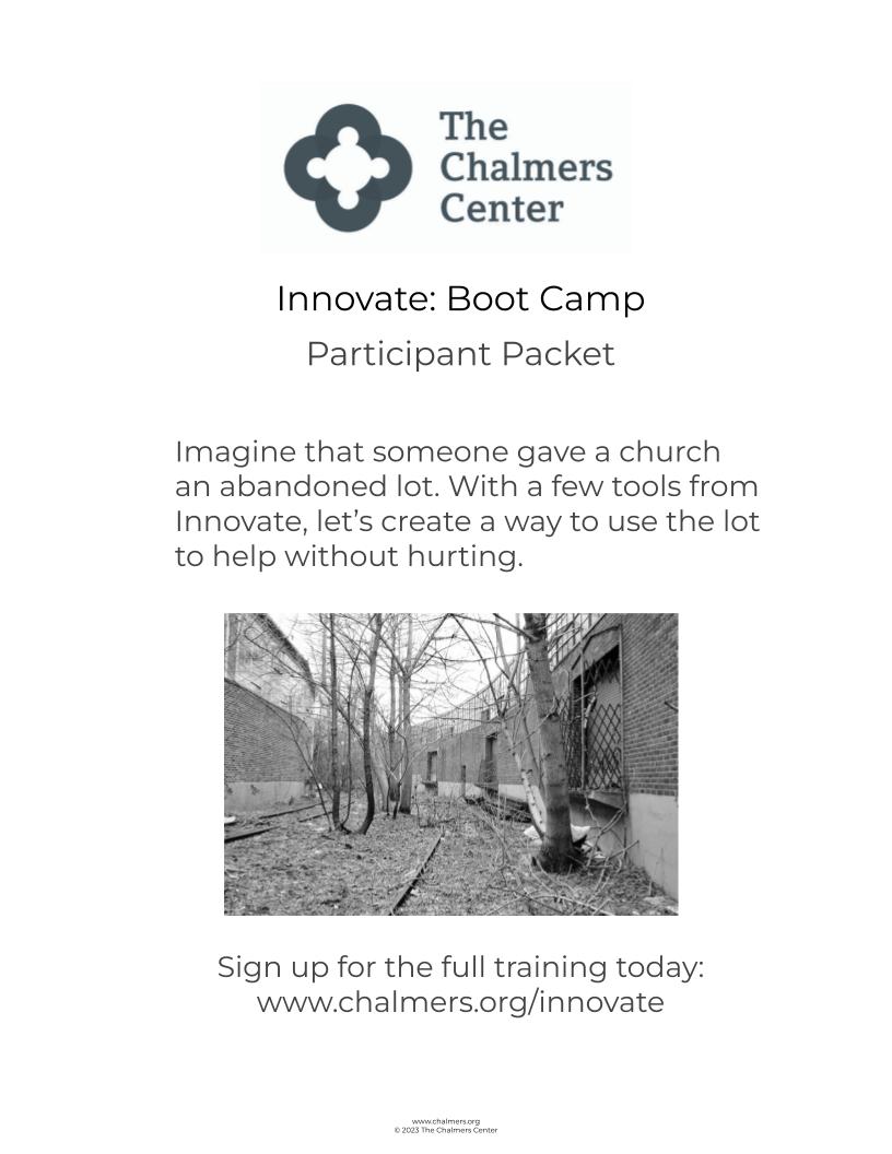 Cover 2023 Chalmers Innovate Bootcamp PP